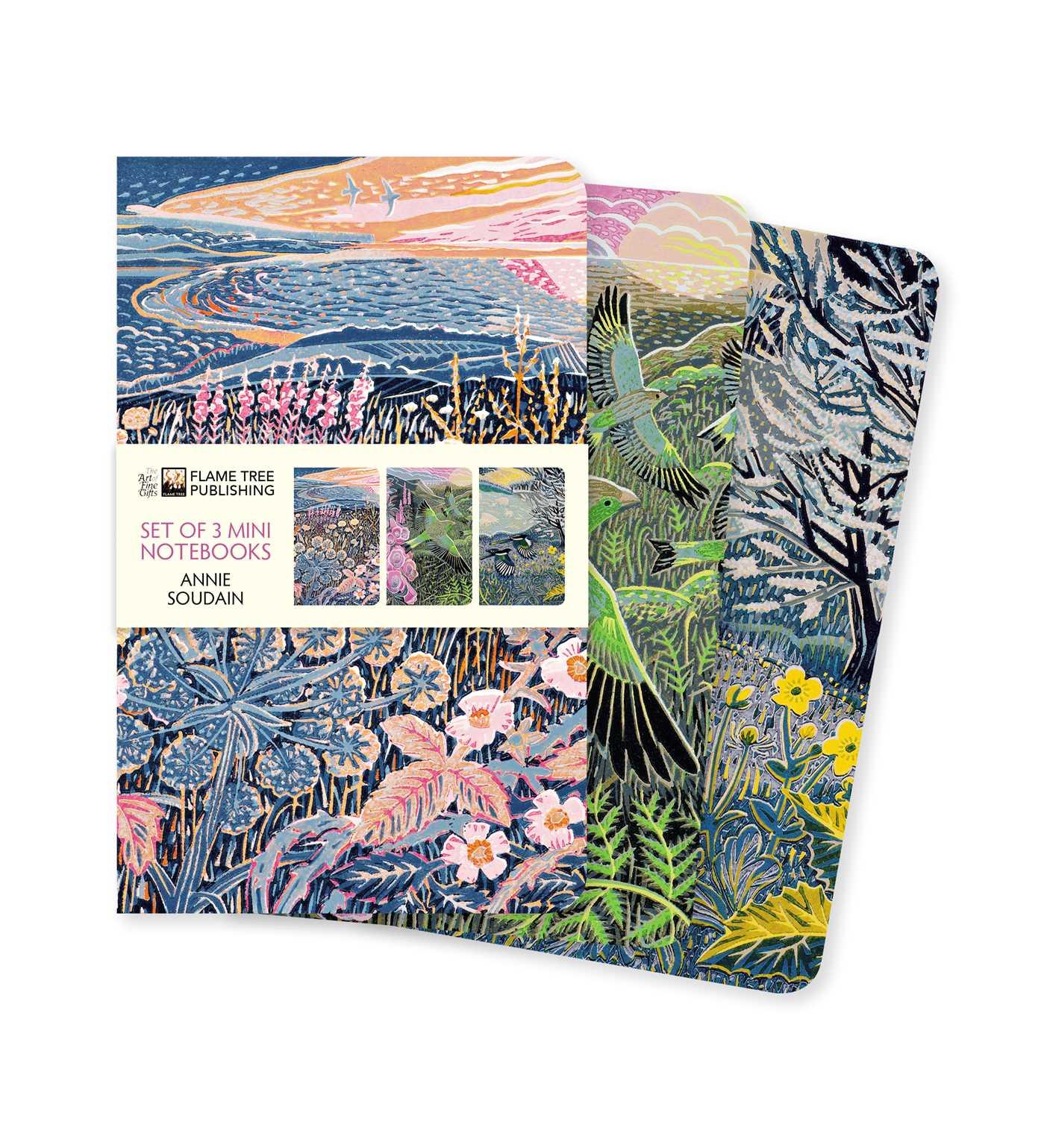 Cover: 9781787559158 | Annie Soudain Set of 3 Mini Notebooks | Flame Tree Publishing | Buch