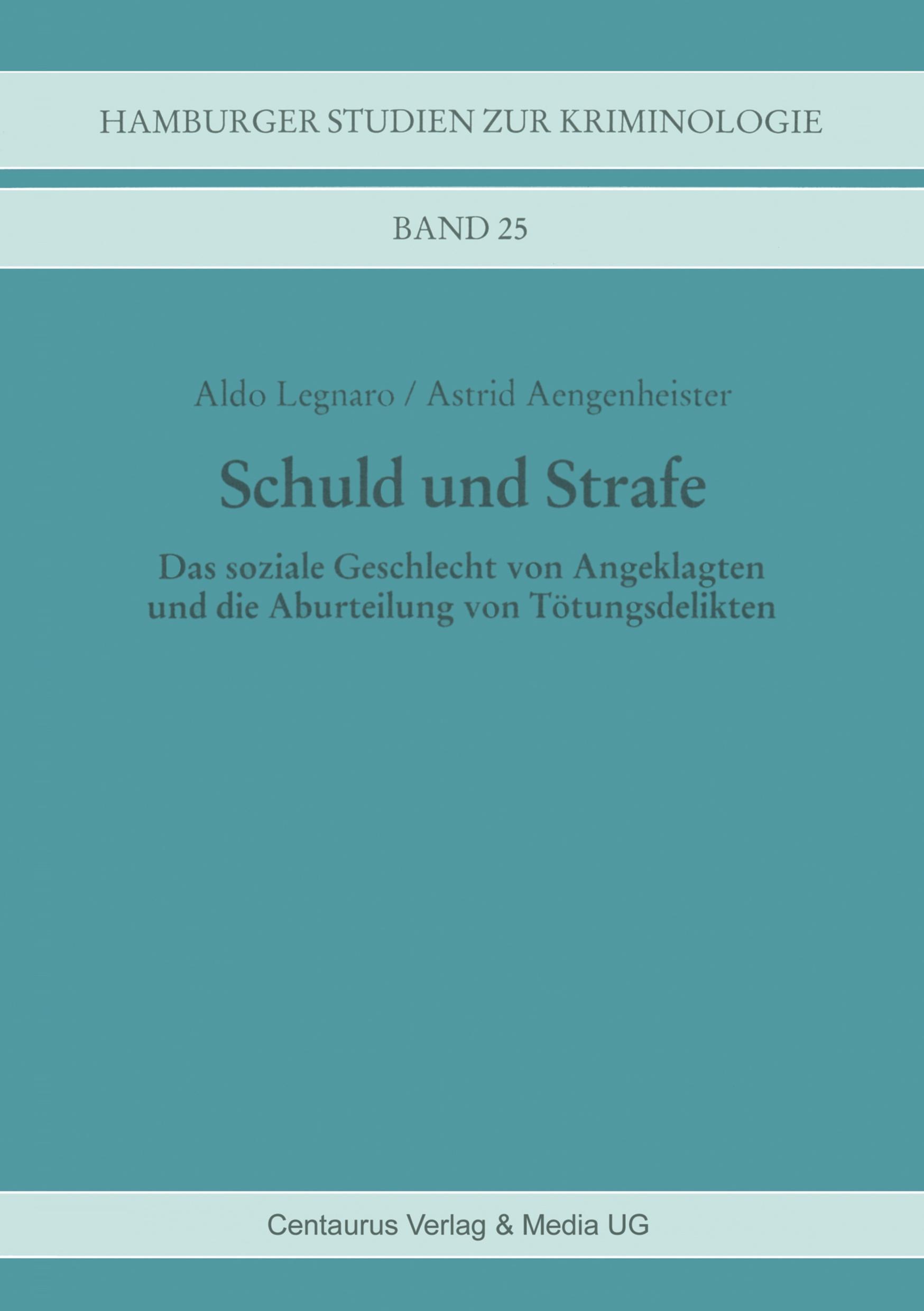 Cover: 9783825502249 | Schuld und Strafe | Aldo Legnaro (u. a.) | Taschenbuch | Paperback