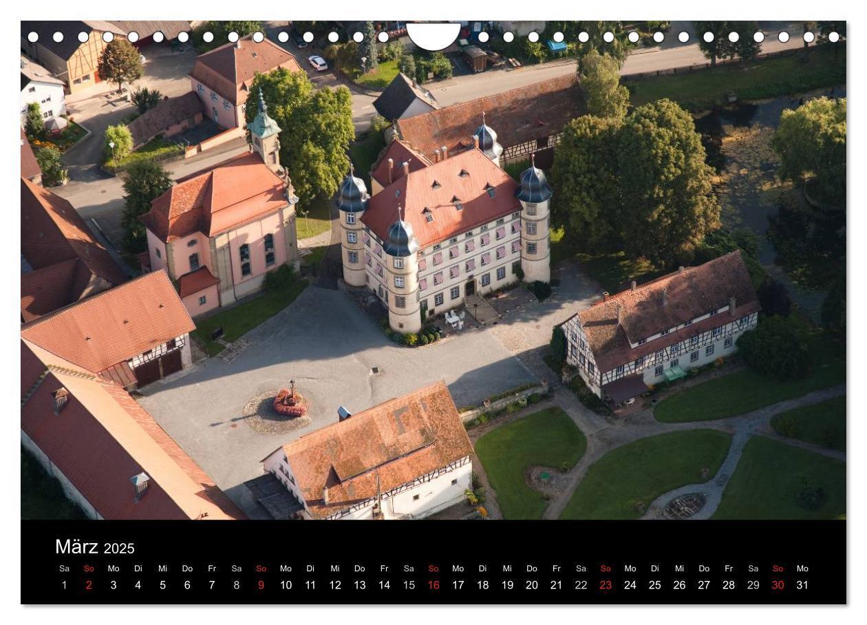 Bild: 9783435633500 | Hohenlohe von oben (Wandkalender 2025 DIN A4 quer), CALVENDO...