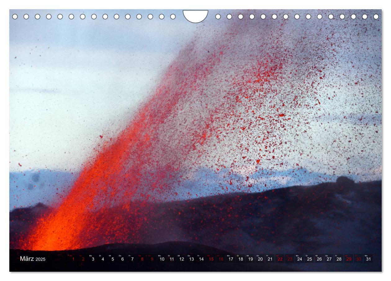 Bild: 9783435436330 | Vulkane - Magma, Lava, Eruptionen (Wandkalender 2025 DIN A4 quer),...