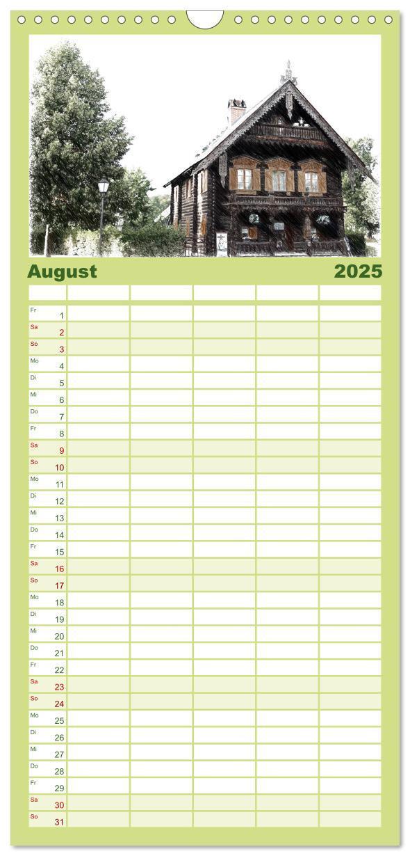 Bild: 9783457118412 | Familienplaner 2025 - Potsdam Kalender mit 5 Spalten (Wandkalender,...