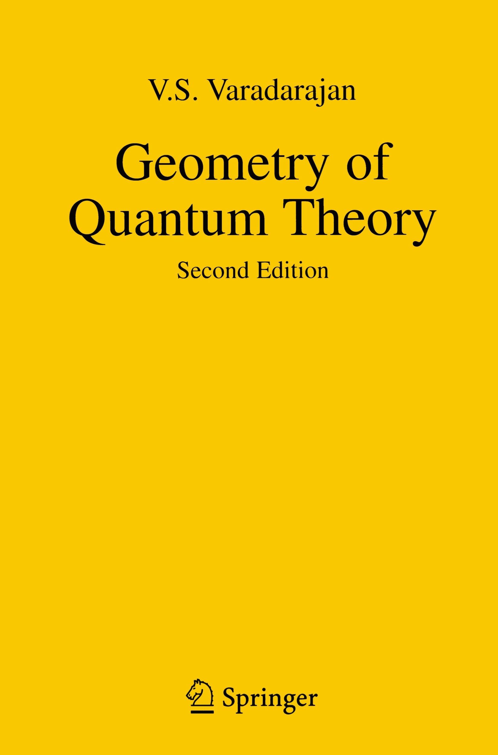 Cover: 9780387493855 | Geometry of Quantum Theory | Second Edition | V. S. Varadarajan | Buch