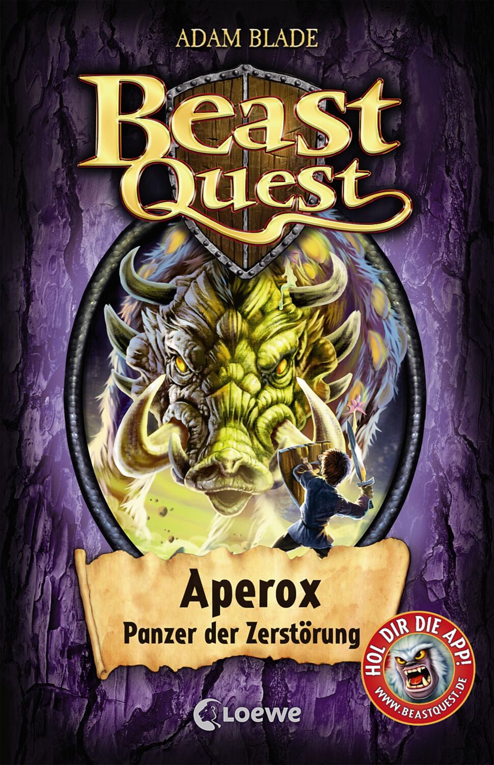 Cover: 9783785584873 | Beast Quest 48 - Aperox, Panzer der Zerstörung | Band 48 | Adam Blade