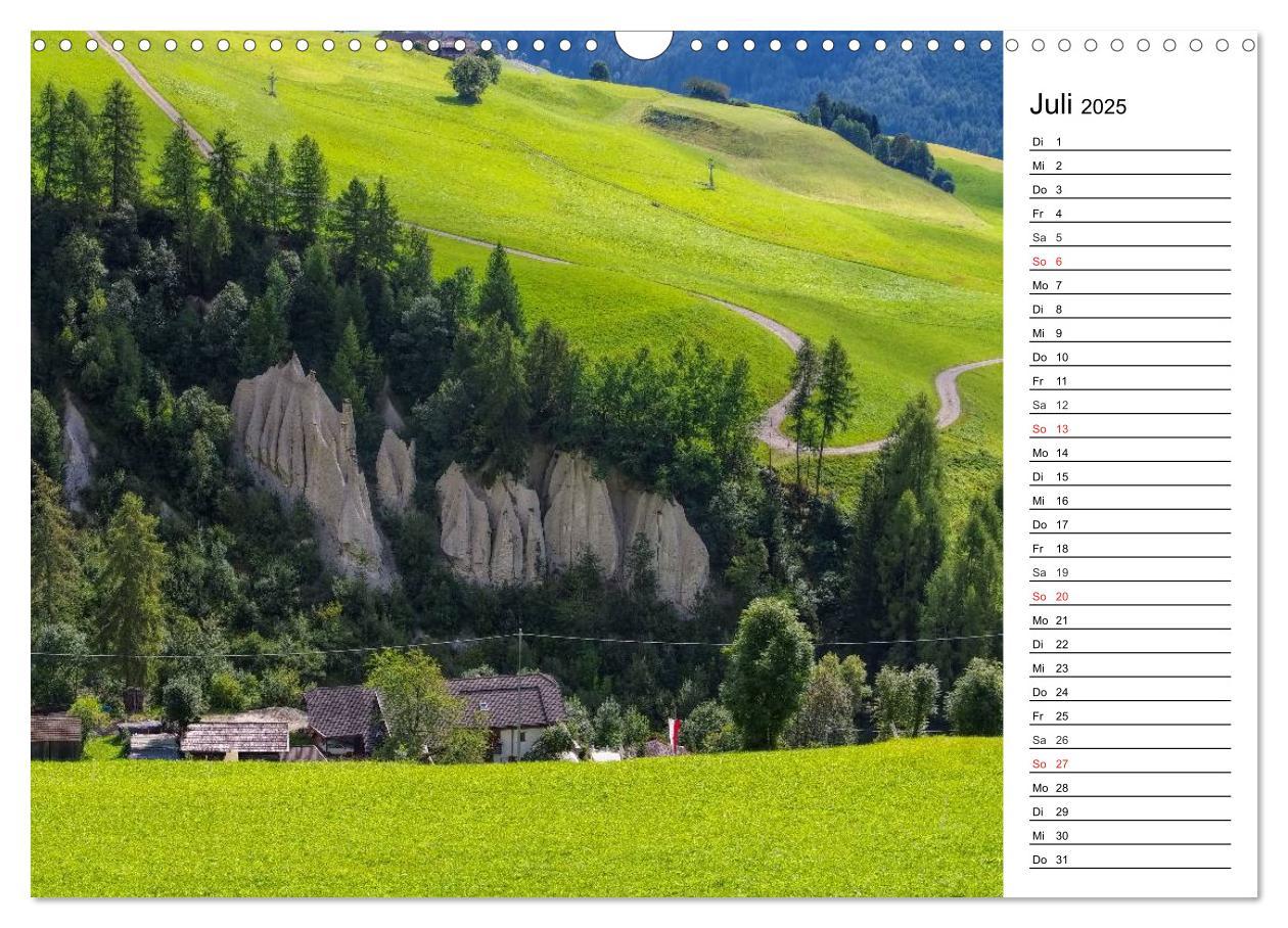 Bild: 9783435548460 | Pustertal - Das grüne Tal Südtirols (Wandkalender 2025 DIN A3...