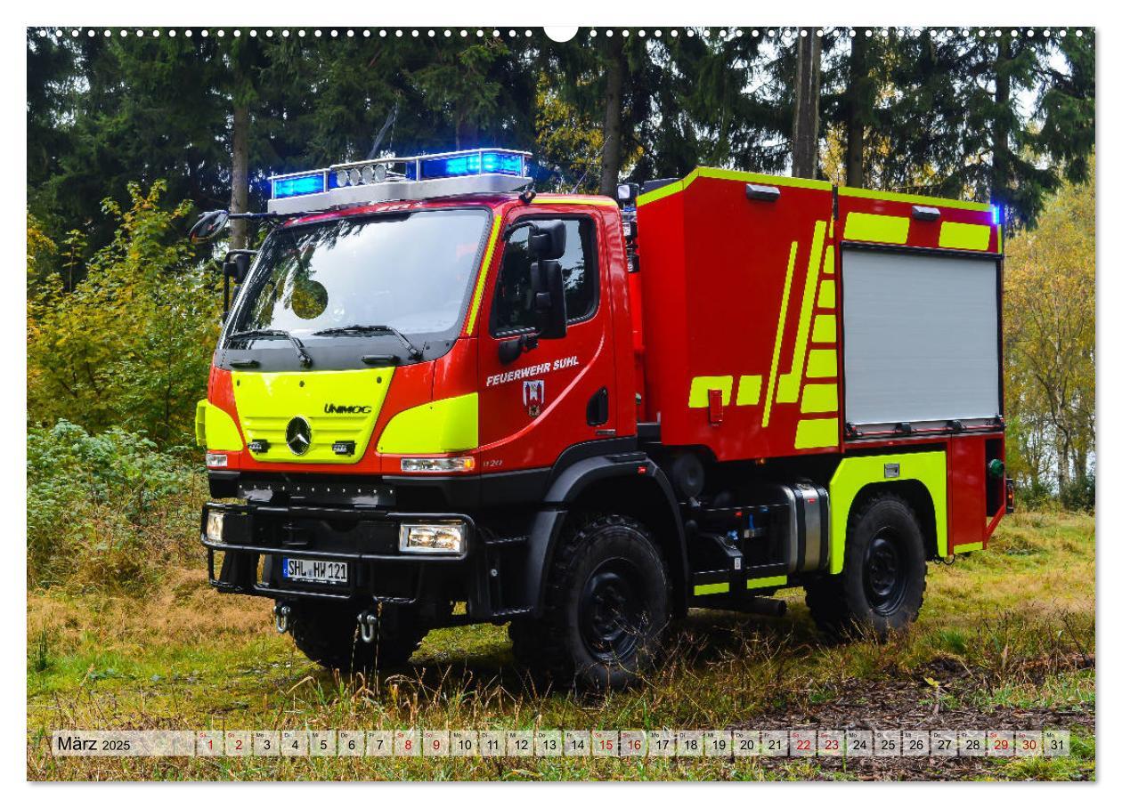 Bild: 9783435365449 | Feuerwehrfahrzeuge (Wandkalender 2025 DIN A2 quer), CALVENDO...