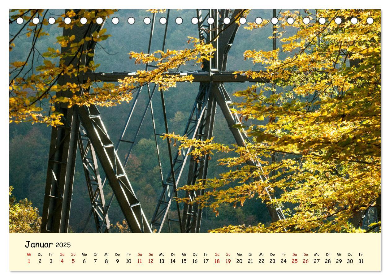 Bild: 9783435013814 | Müngstener Brücke - Landschaft rund um Solingen (Tischkalender 2025...