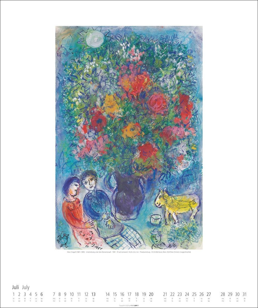 Bild: 9783839900123 | Marc Chagall Kalender 2025 | Kalender | Spiralbindung | 14 S. | 2025