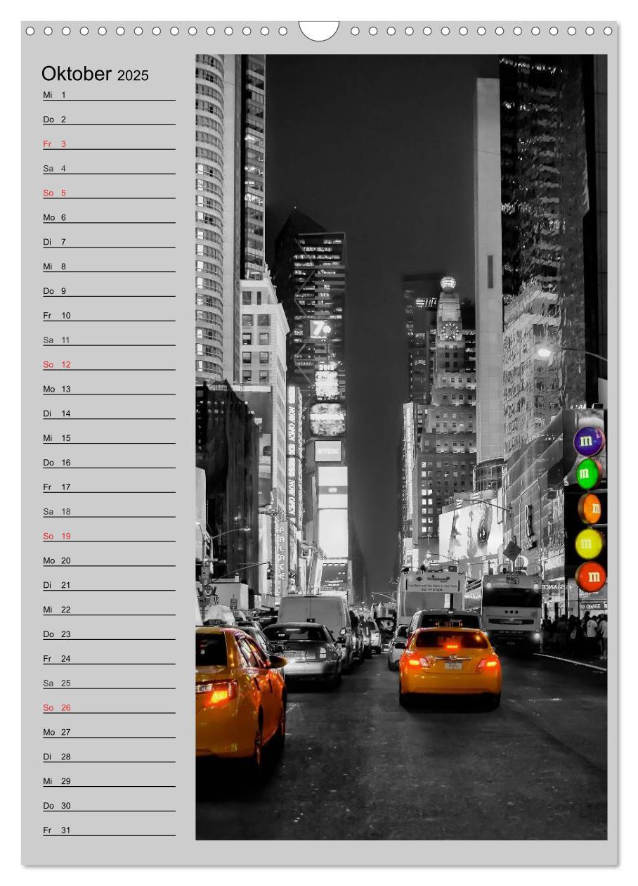 Bild: 9783457019344 | New York Colorkey (Wandkalender 2025 DIN A3 hoch), CALVENDO...