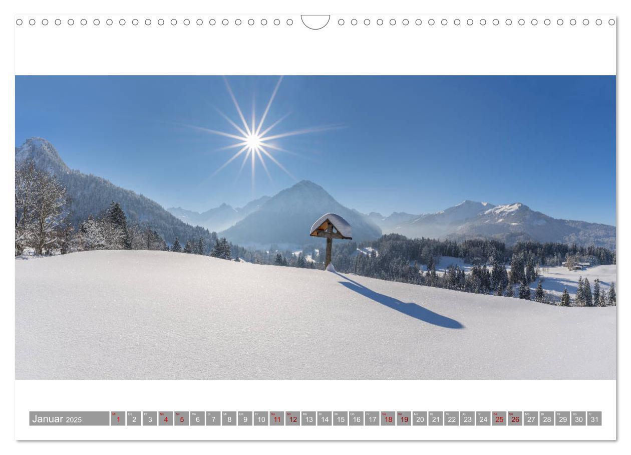 Bild: 9783435358663 | Oberallgäu Panorama (Wandkalender 2025 DIN A3 quer), CALVENDO...