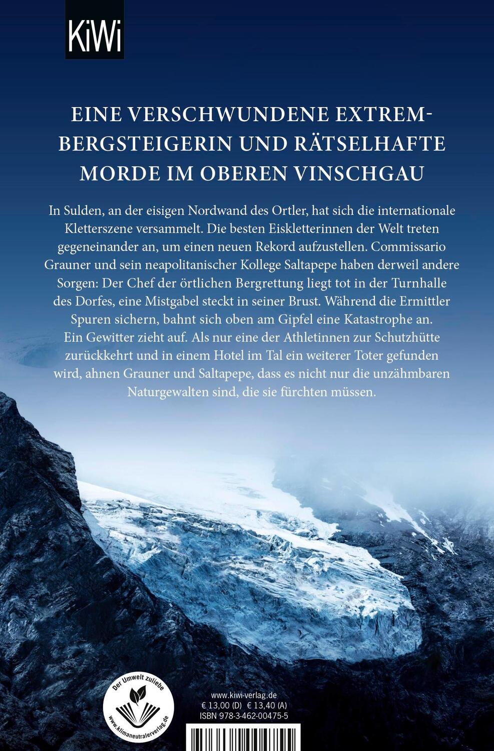 Rückseite: 9783462004755 | Das Flüstern im Eis | Ein Fall für Commissario Grauner | Koppelstätter