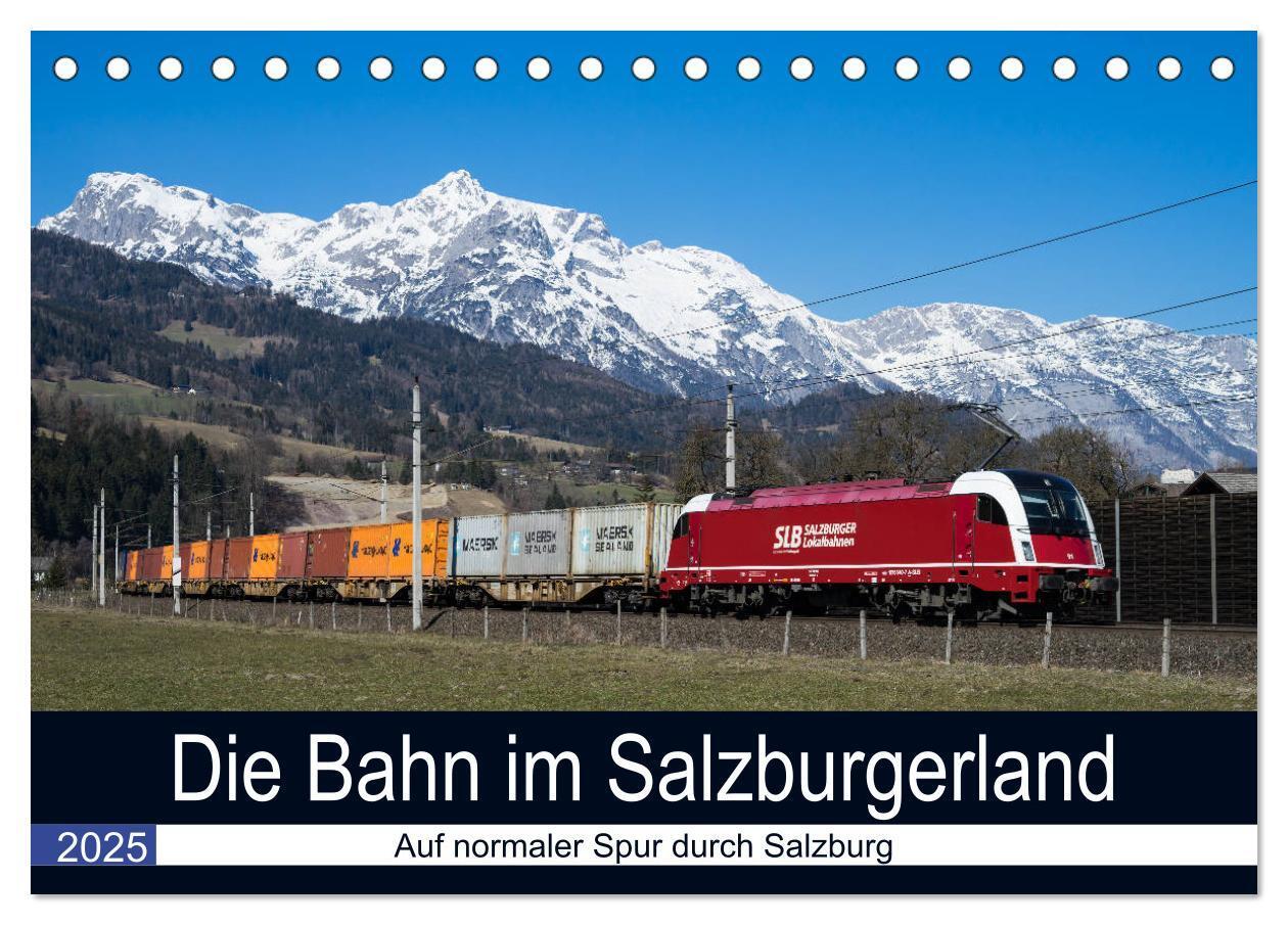 Cover: 9783435403592 | Die Bahn im Salzburgerland (Tischkalender 2025 DIN A5 quer),...