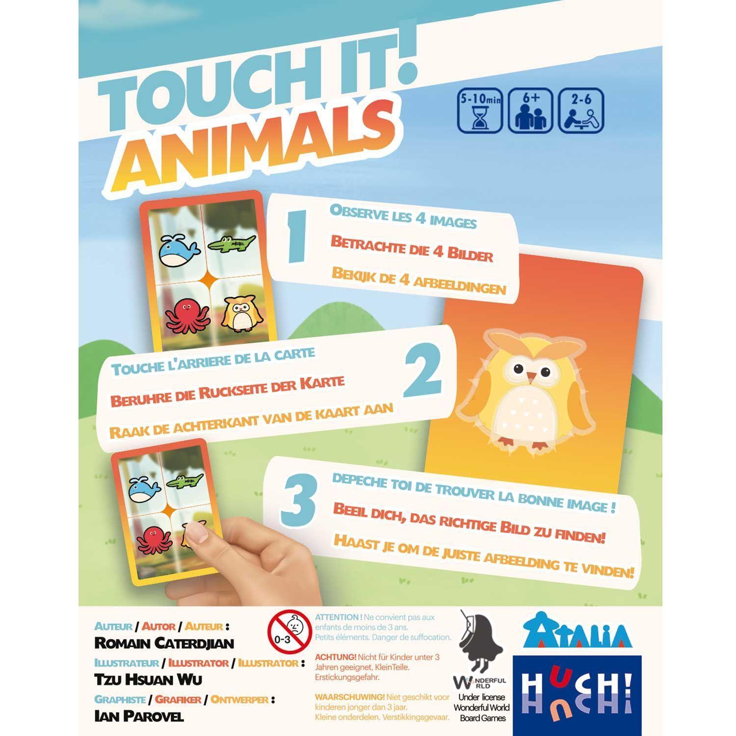 Bild: 4260071883087 | Touch it - Animals | Romain Caterdjian | Spiel | 883087 | Deutsch