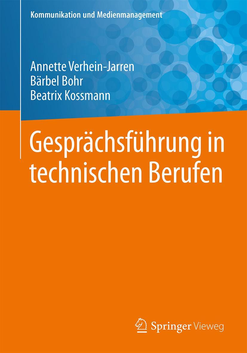 Cover: 9783662533161 | Gesprächsführung in technischen Berufen | Verhein-Jarren (u. a.) | vii