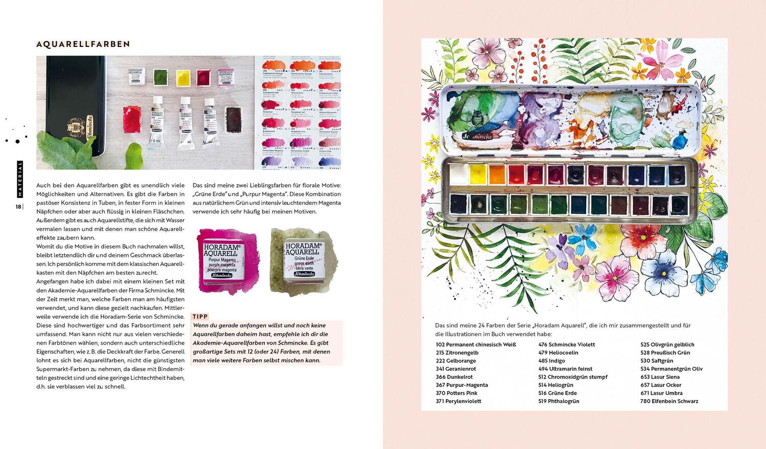 Bild: 9783745909050 | Watercolor - Florale Motive aus Wiese, Wald &amp; Garten mit Aquarell...