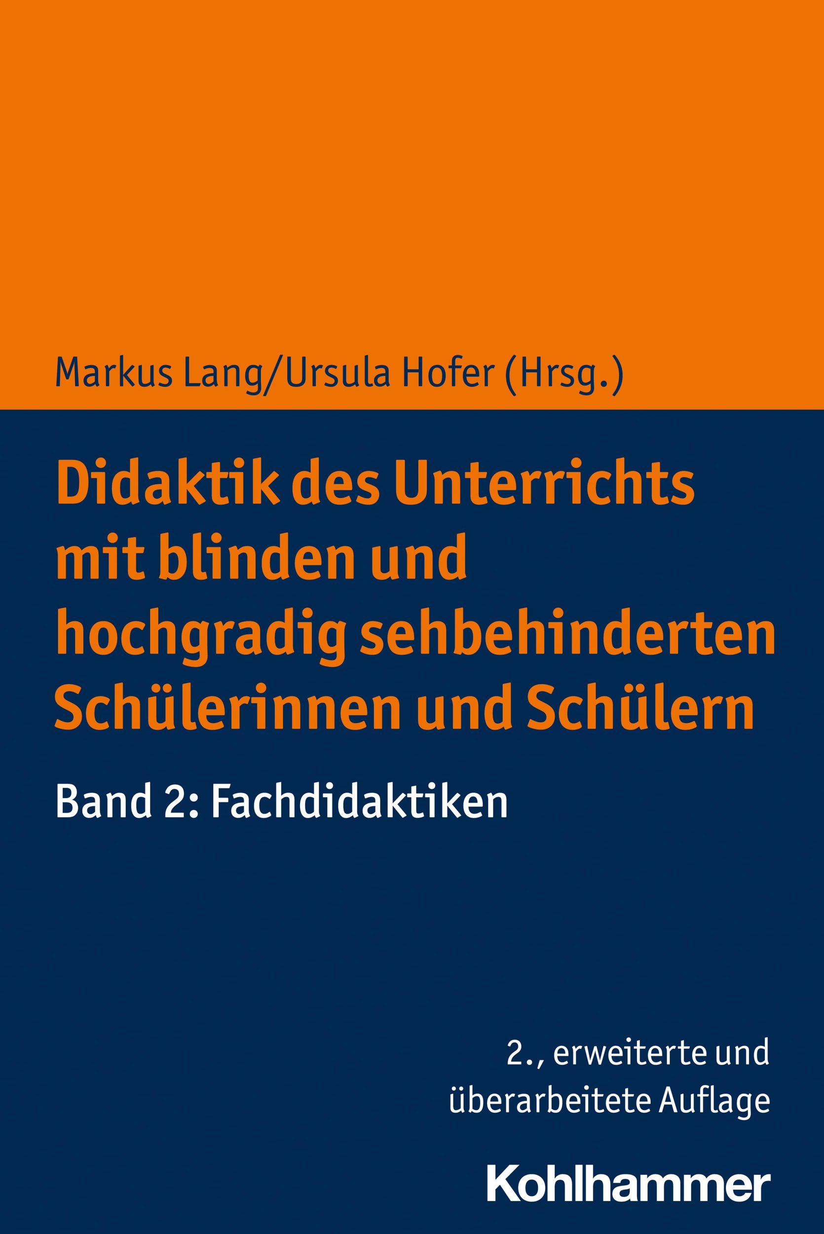 Cover: 9783170419537 | Didaktik des Unterrichts mit Blinden und hochgradig sehbehinderten...