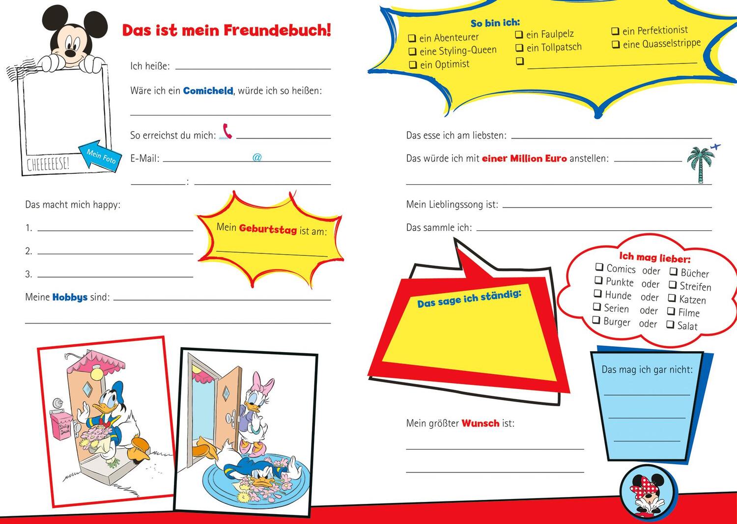 Bild: 9783833236662 | Disney Micky Maus &amp; Freunde: Freundebuch | Buch | 72 S. | Deutsch