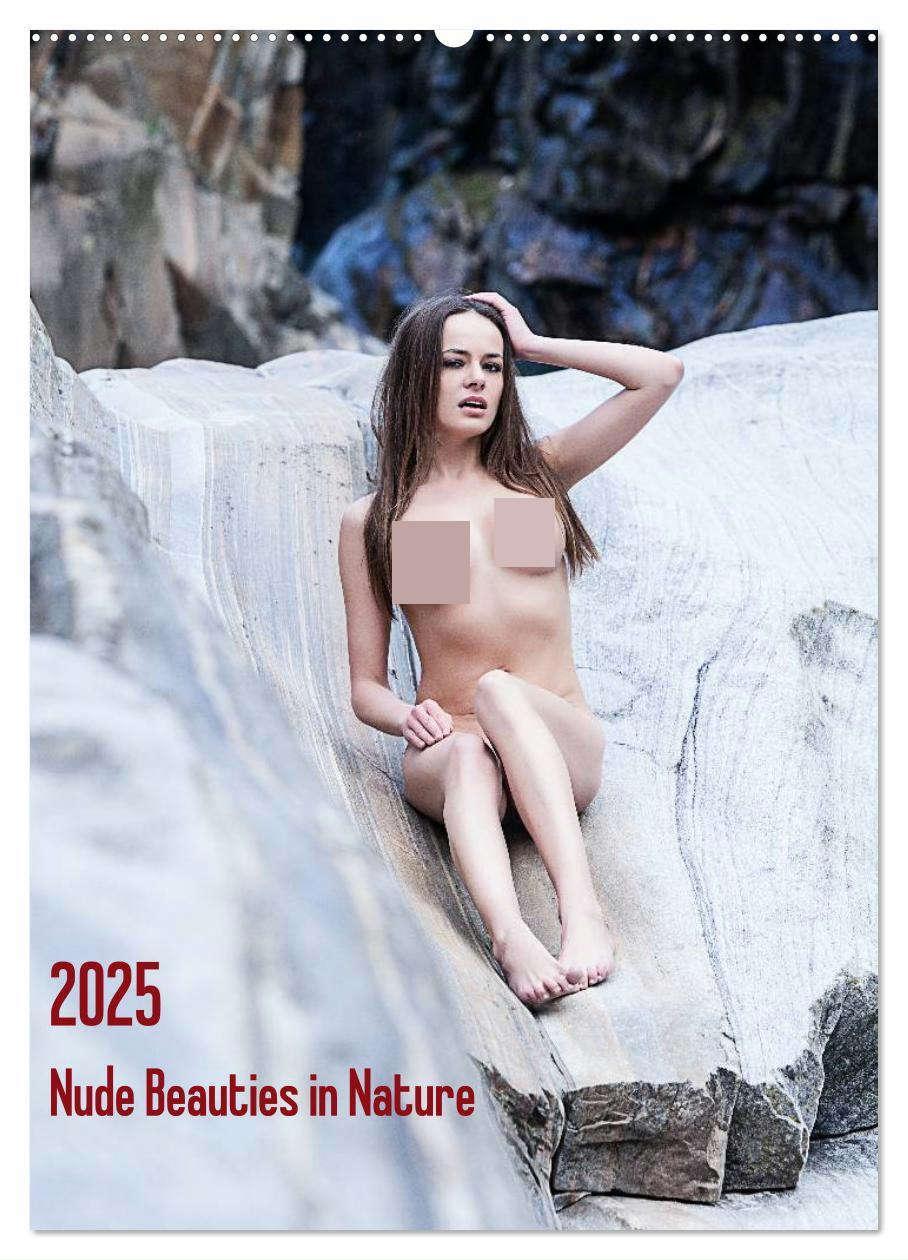 Cover: 9783457068496 | Nude Beauties in Nature (Wandkalender 2025 DIN A2 hoch), CALVENDO...