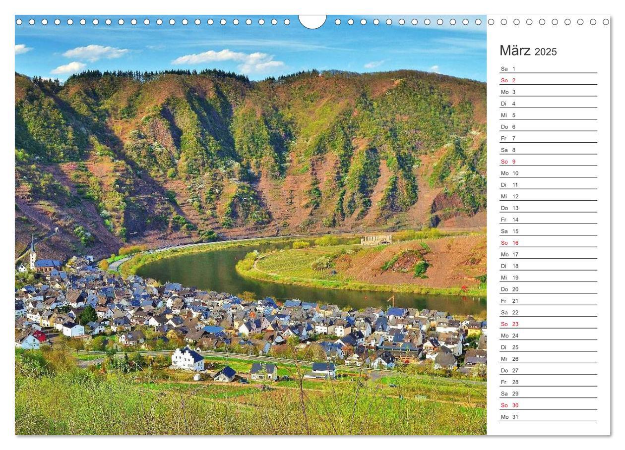 Bild: 9783435548767 | Bildschön - Die Mosel (Wandkalender 2025 DIN A3 quer), CALVENDO...