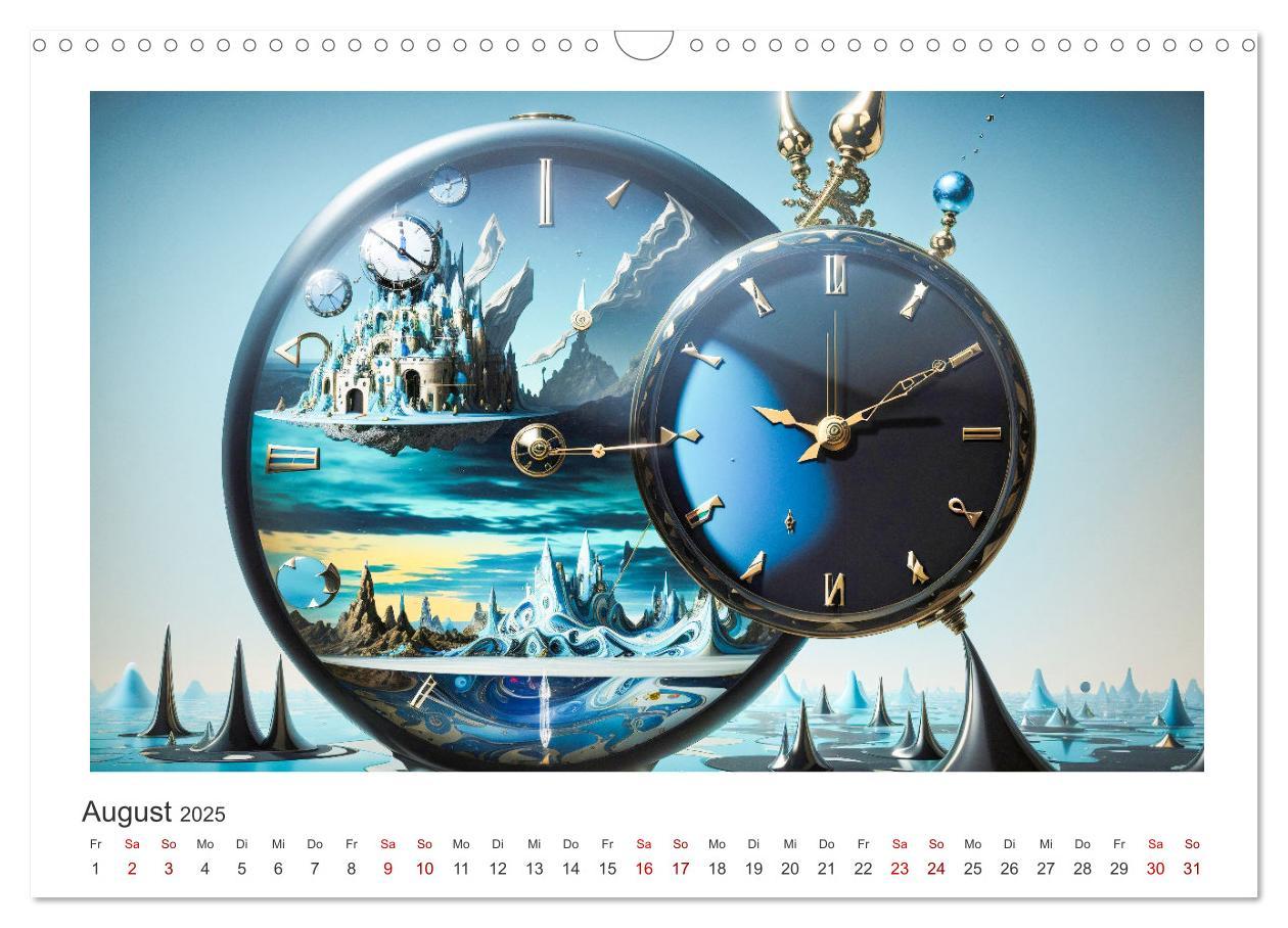 Bild: 9783383856846 | Zeit ist abstrakt (Wandkalender 2025 DIN A3 quer), CALVENDO...