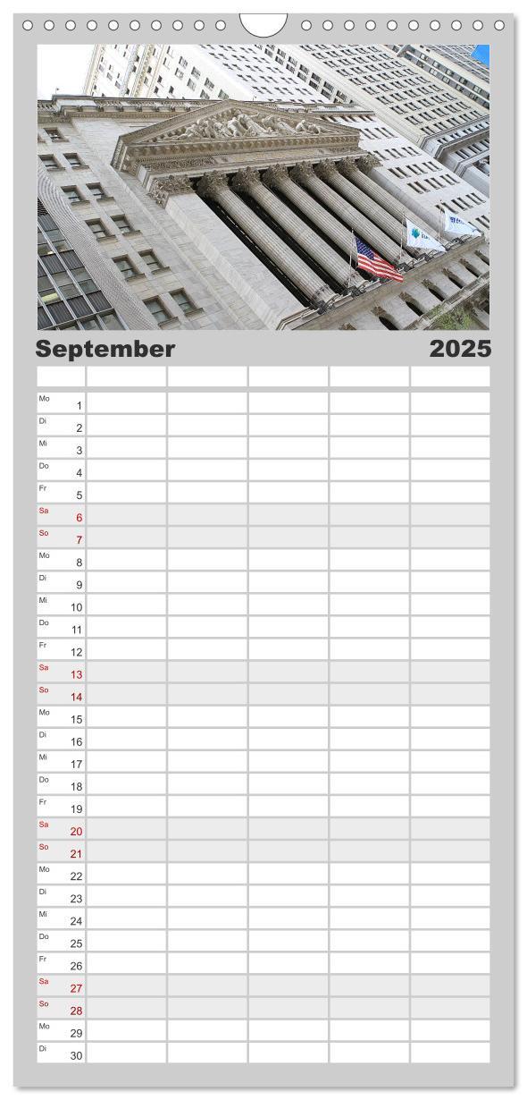 Bild: 9783457112403 | Familienplaner 2025 - New York City mit 5 Spalten (Wandkalender, 21...