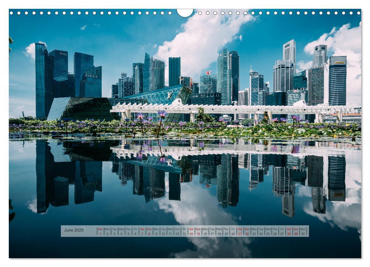 Bild: 9781325945061 | Discover Singapore (Wall Calendar 2025 DIN A3 landscape), CALVENDO...