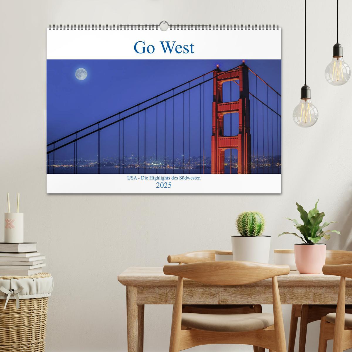 Bild: 9783435357734 | Go West. USA - Die Highlights des Südwesten (Wandkalender 2025 DIN...