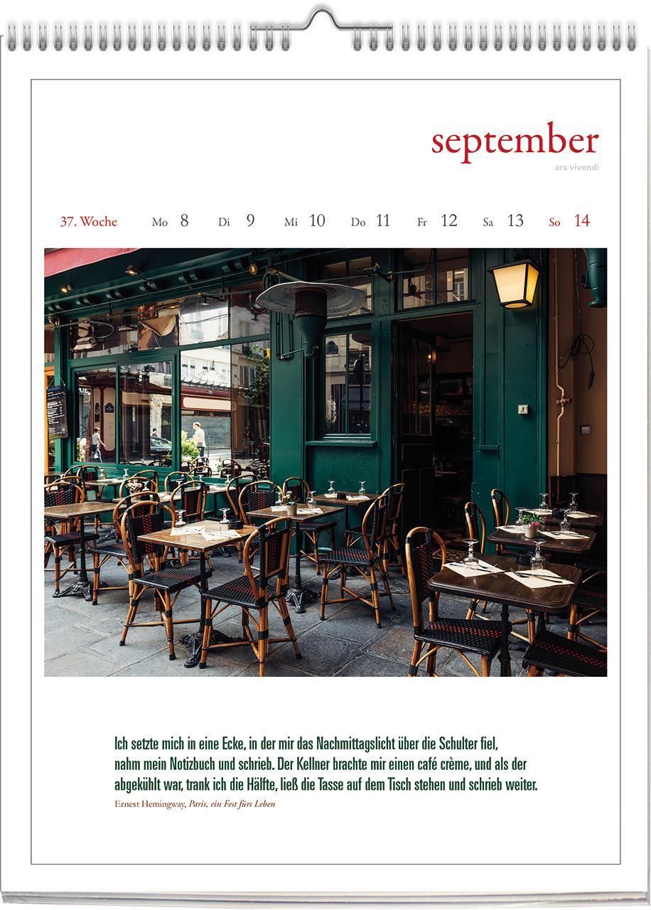 Bild: 9783747205679 | Literarischer Café - Kalender 2025 | Wochenkalender | Vivendi Ars