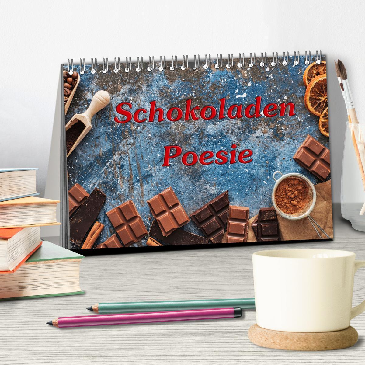 Bild: 9783383983580 | Schokoladen-Poesie (Tischkalender 2025 DIN A5 quer), CALVENDO...