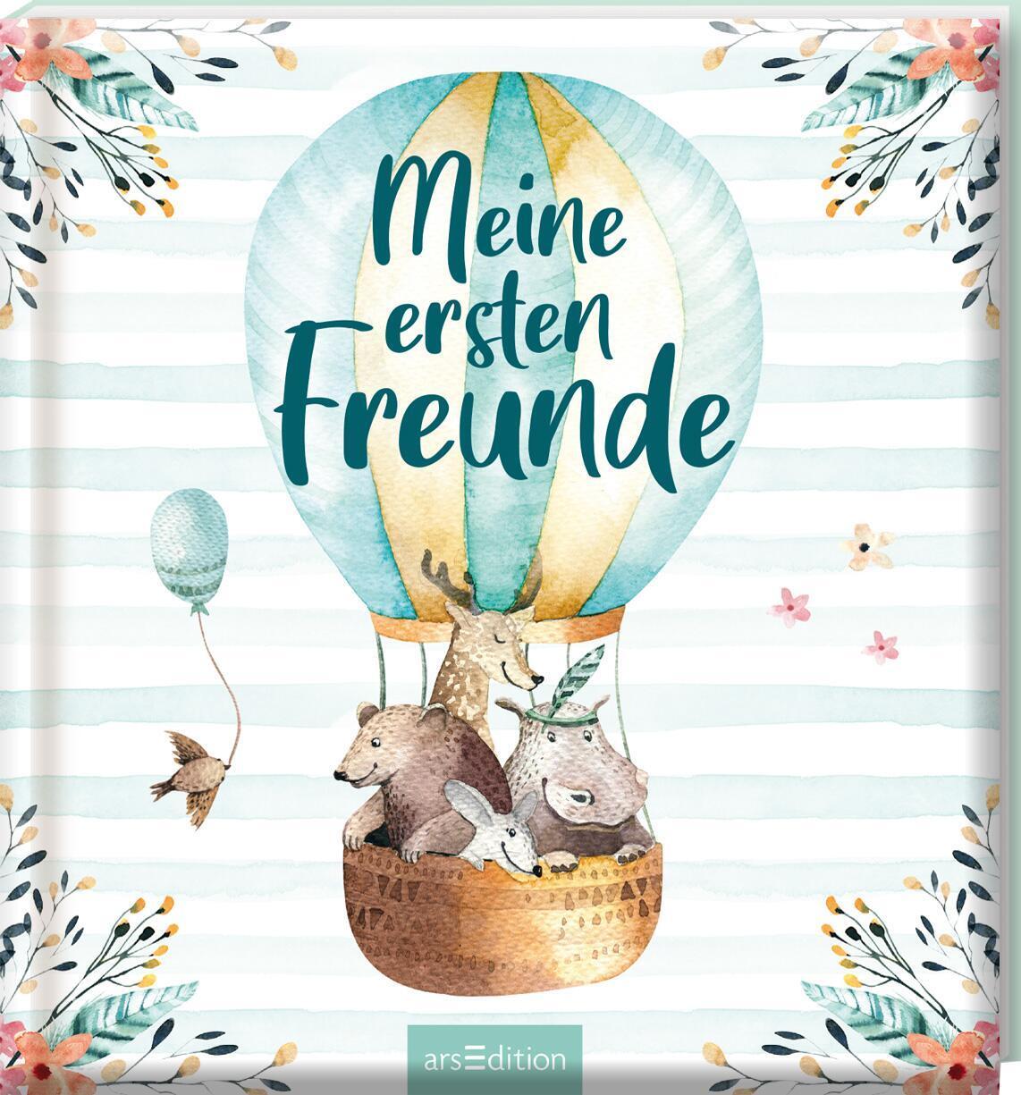 Cover: 4014489126423 | Meine ersten Freunde (Aquarell-Optik) | Buch | Hardcover wattiert