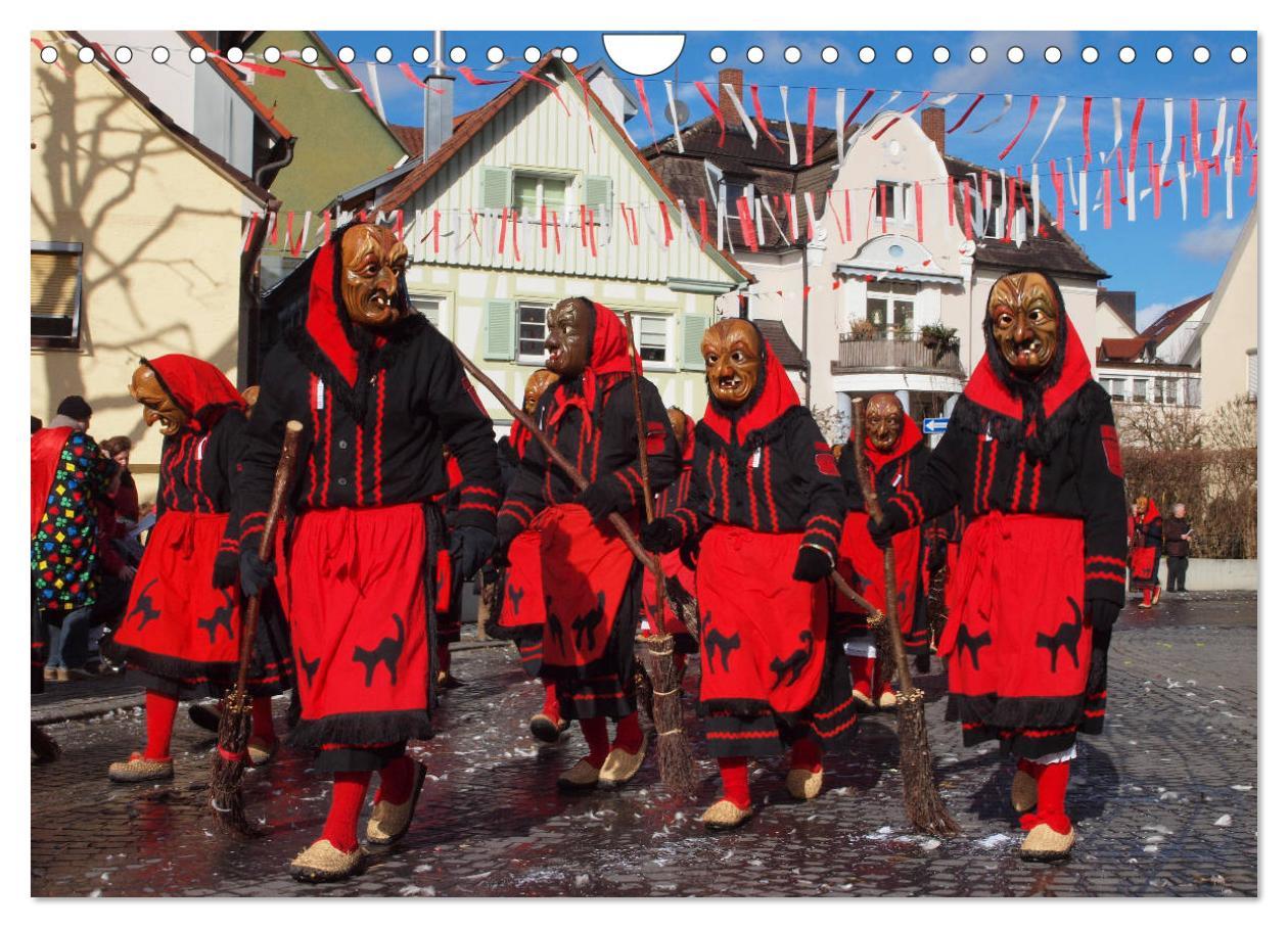 Bild: 9783435260249 | Fasnet in Oberschwaben und auf der Alb (Wandkalender 2025 DIN A4...