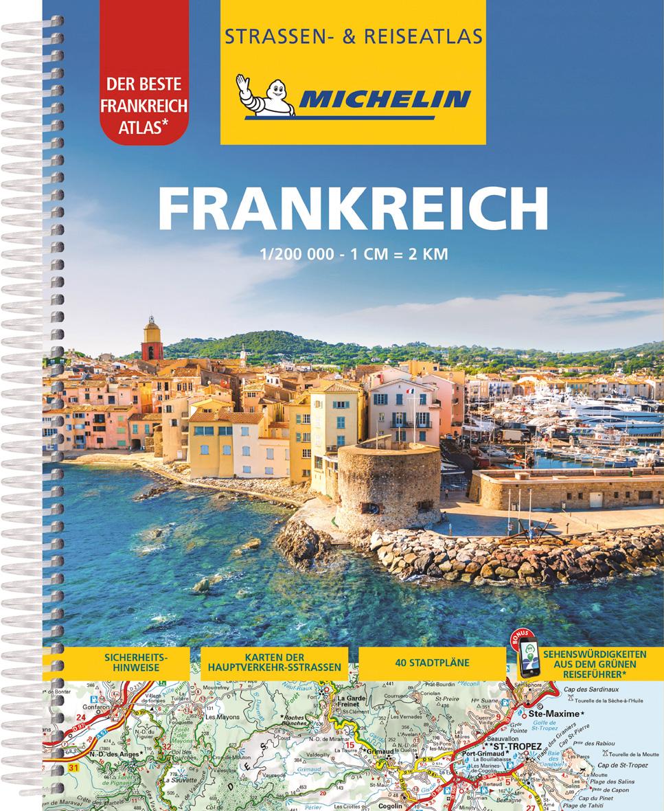 Cover: 9782067193024 | Michelin Atlas Frankreich (DIN A4) Spiralbindung | Michelin | Buch