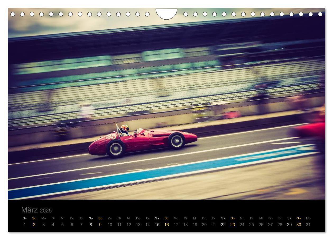 Bild: 9783435476558 | Classic Maserati Racing (Wandkalender 2025 DIN A4 quer), CALVENDO...