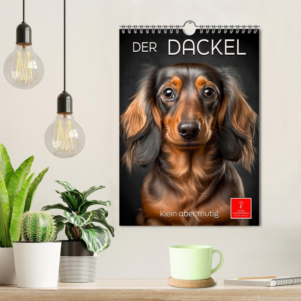 Bild: 9783435881604 | Der Dackel - klein aber mutig (Wandkalender 2025 DIN A4 hoch),...