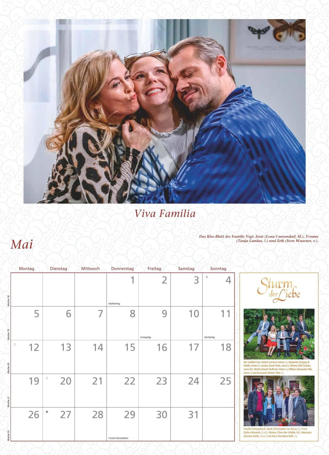 Bild: 4250809654003 | Sturm der Liebe 2025 - Broschürenkalender - Wandkalender - mit...