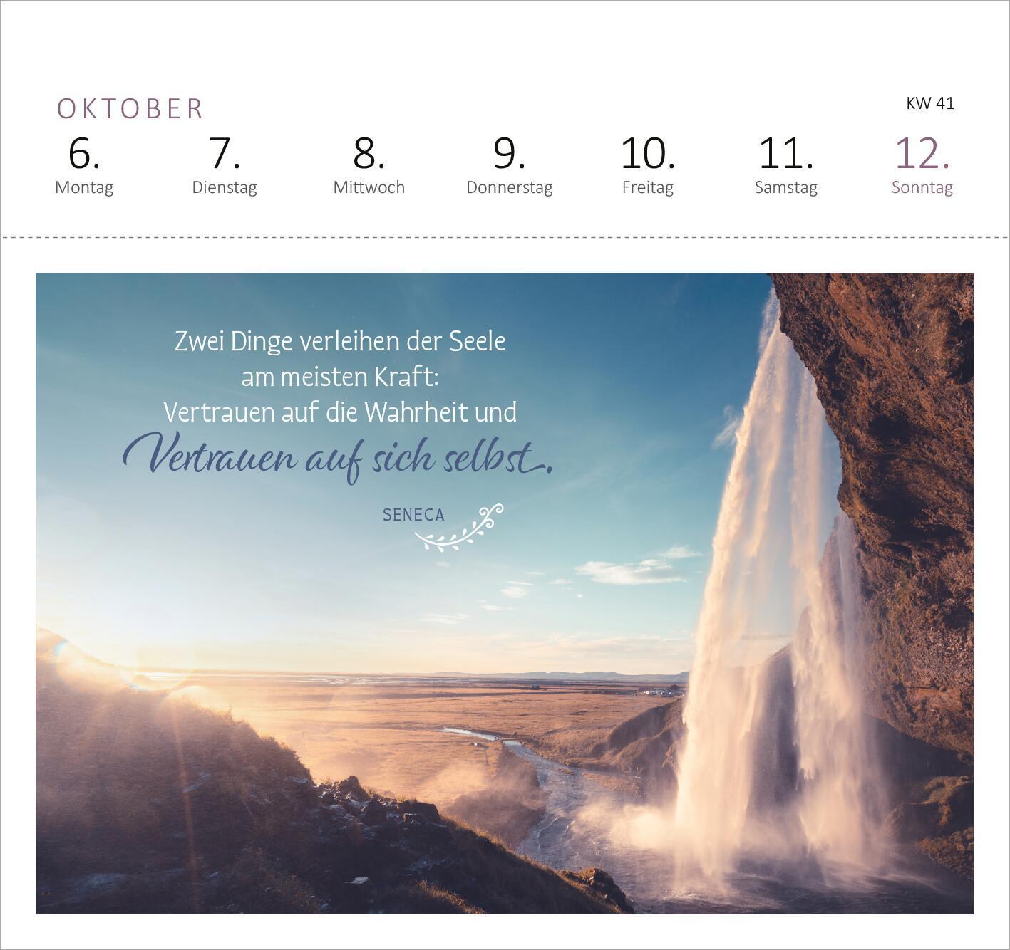 Bild: 4014489132769 | Postkartenkalender 365 Tage Innere Stärke 2025 | Kalender | 108 S.