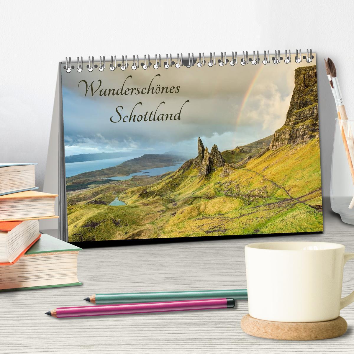 Bild: 9783435350919 | Wunderschönes Schottland (Tischkalender 2025 DIN A5 quer), CALVENDO...