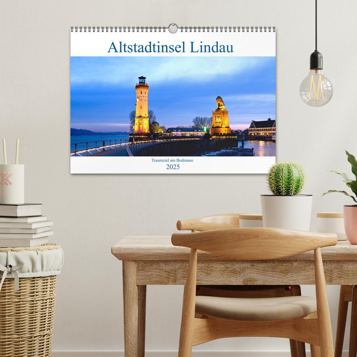 Bild: 9783435055456 | Altstadtinsel Lindau - Traumziel am Bodensee (Wandkalender 2025 DIN...