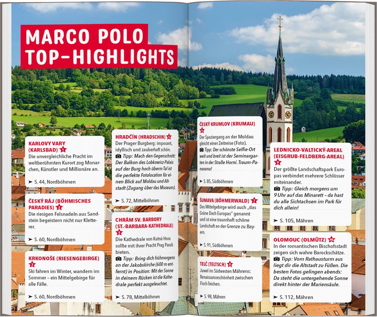 Bild: 9783829718738 | MARCO POLO Reiseführer Tschechien | Kilian Kirchgessner | Taschenbuch