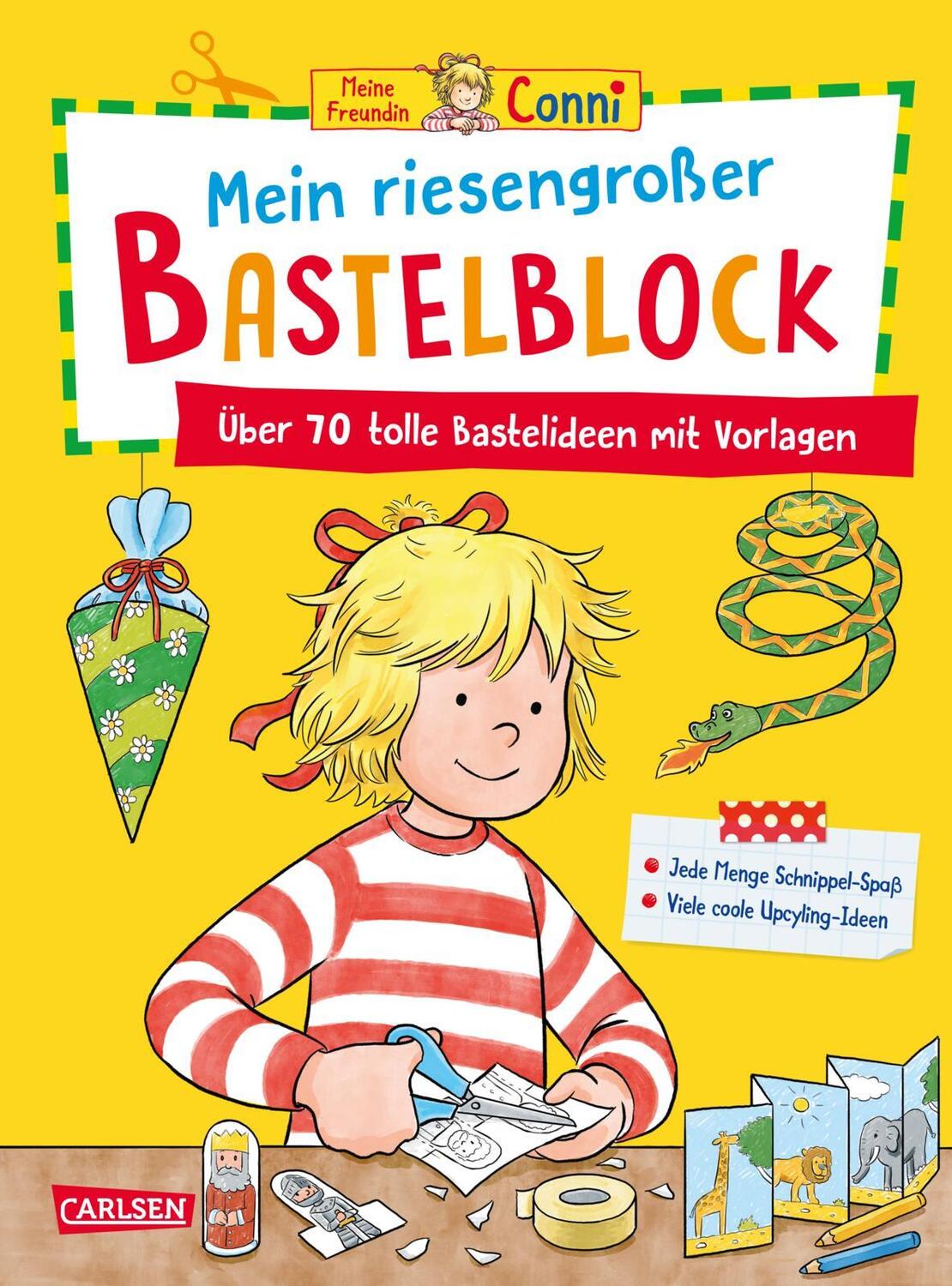 Cover: 9783551191816 | Conni Gelbe Reihe (Beschäftigungsbuch): Mein riesengroßer Bastelblock