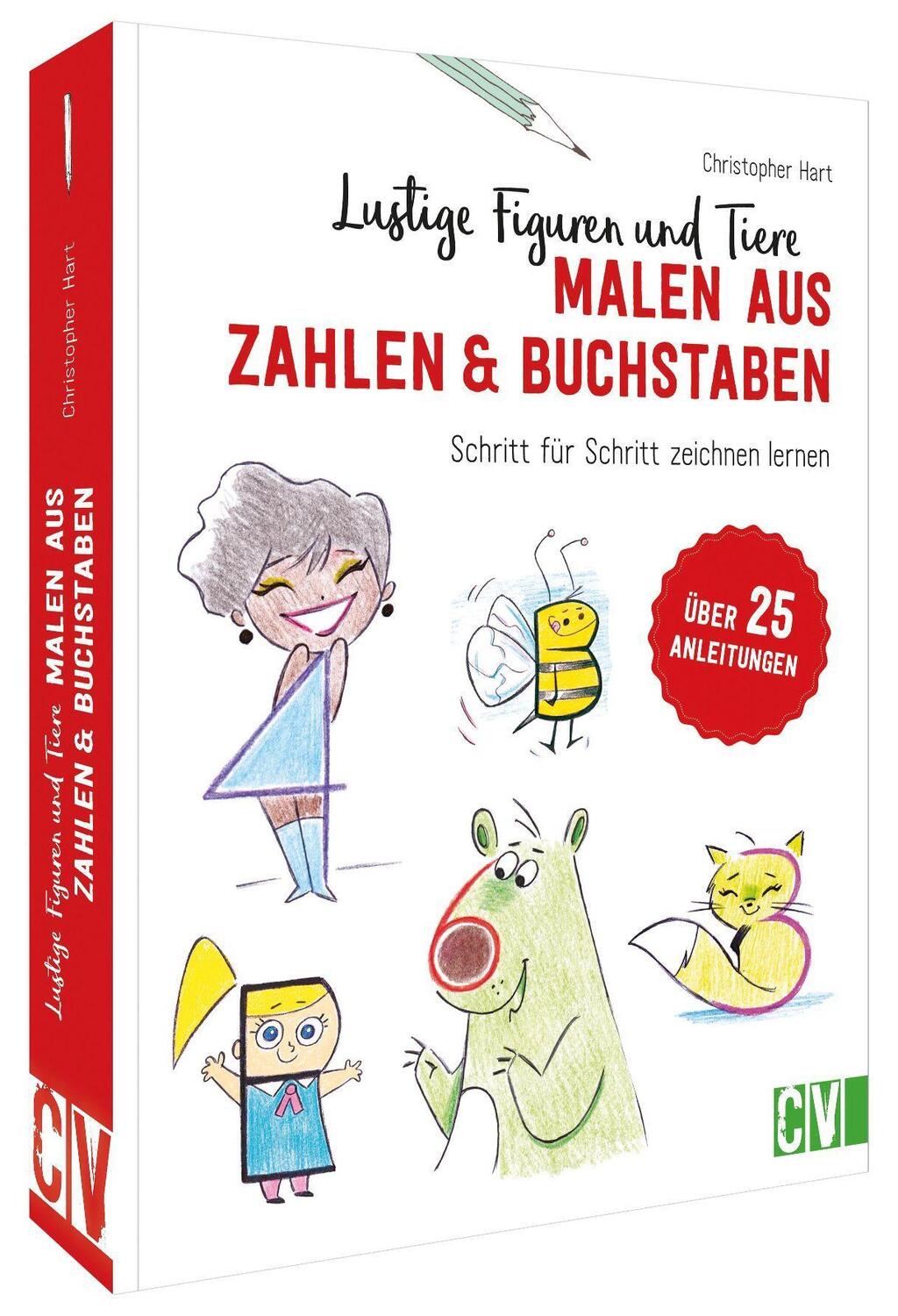 Cover: 9783841102614 | Lustige Figuren und Tiere malen aus Zahlen & Buchstaben | Hart | Buch