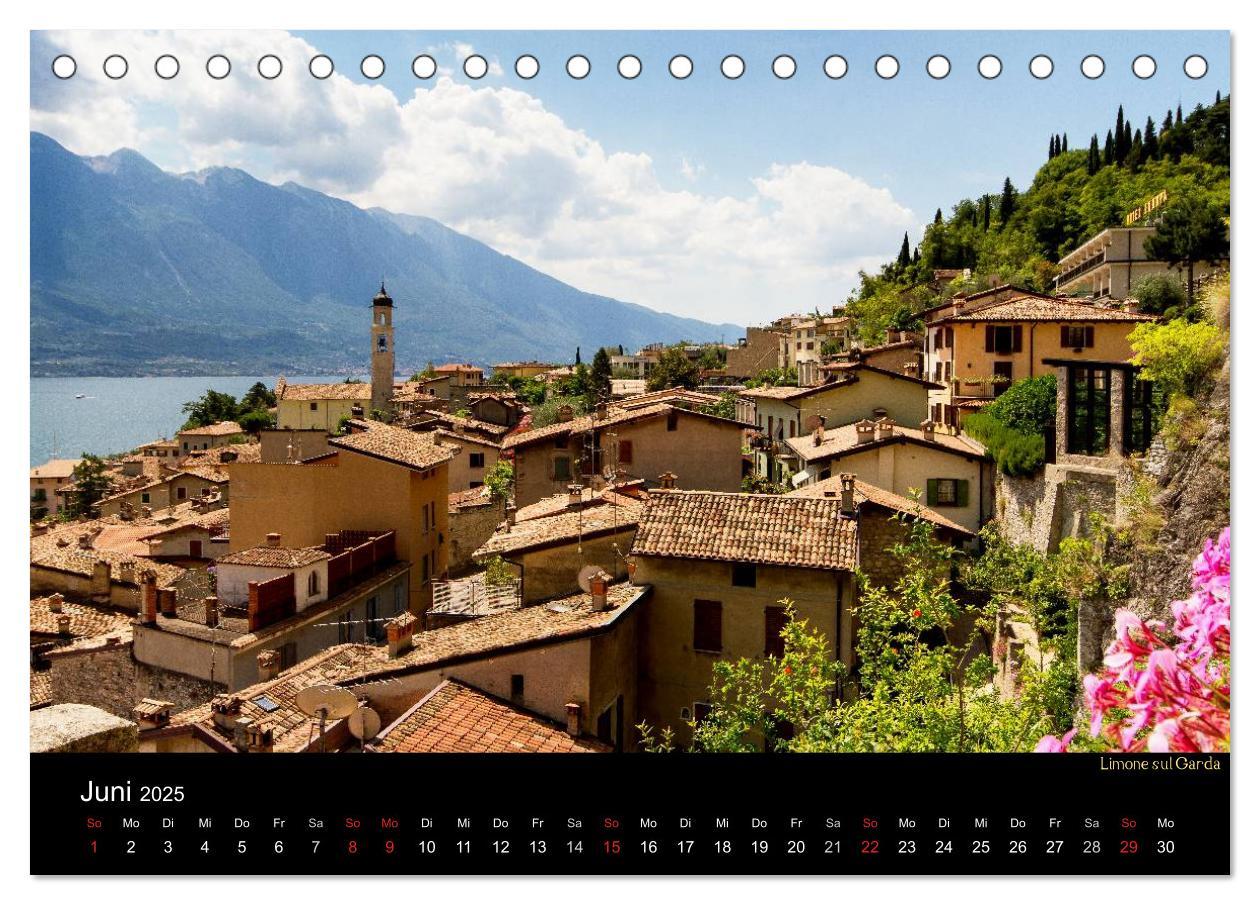 Bild: 9783435825509 | Gardasee (Tischkalender 2025 DIN A5 quer), CALVENDO Monatskalender