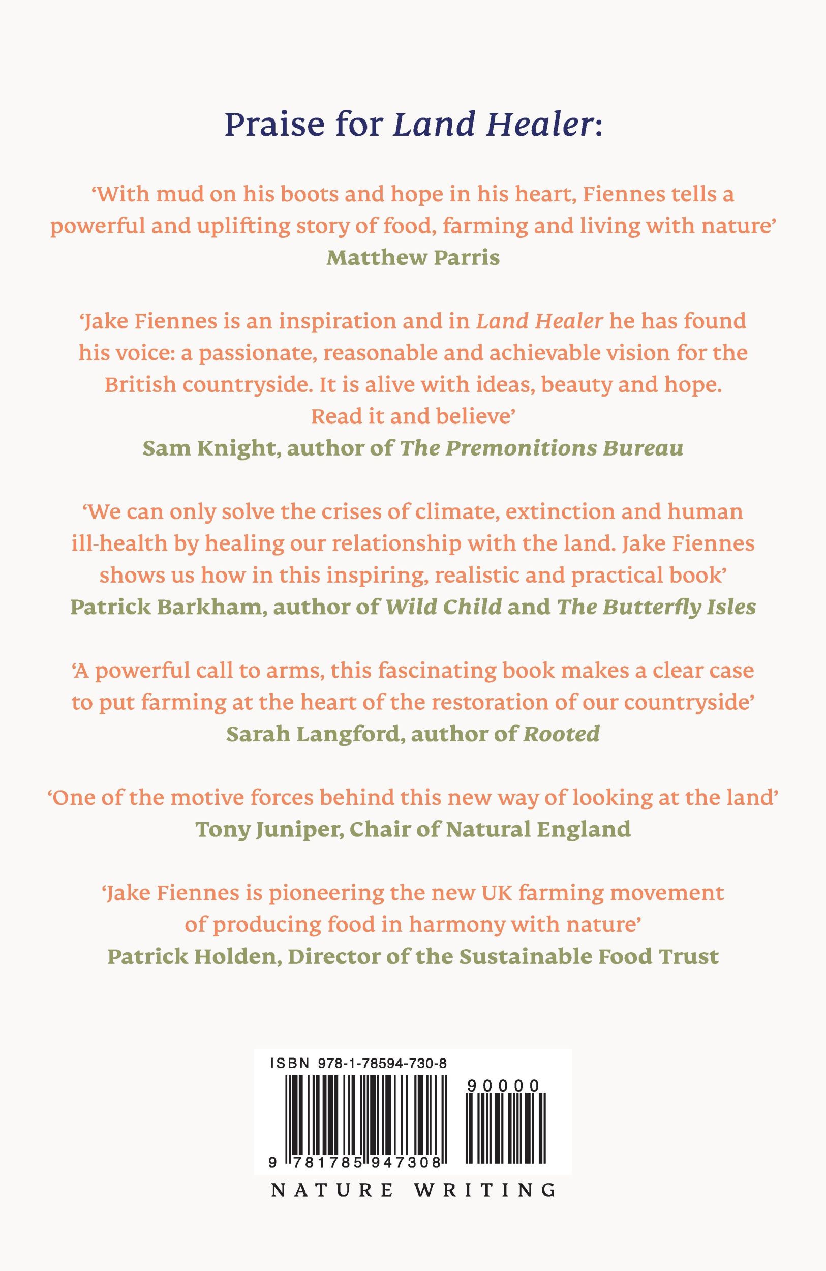 Cover: 9781785947308 | Land Healer | How Farming Can Save Britain's Countryside | Fiennes