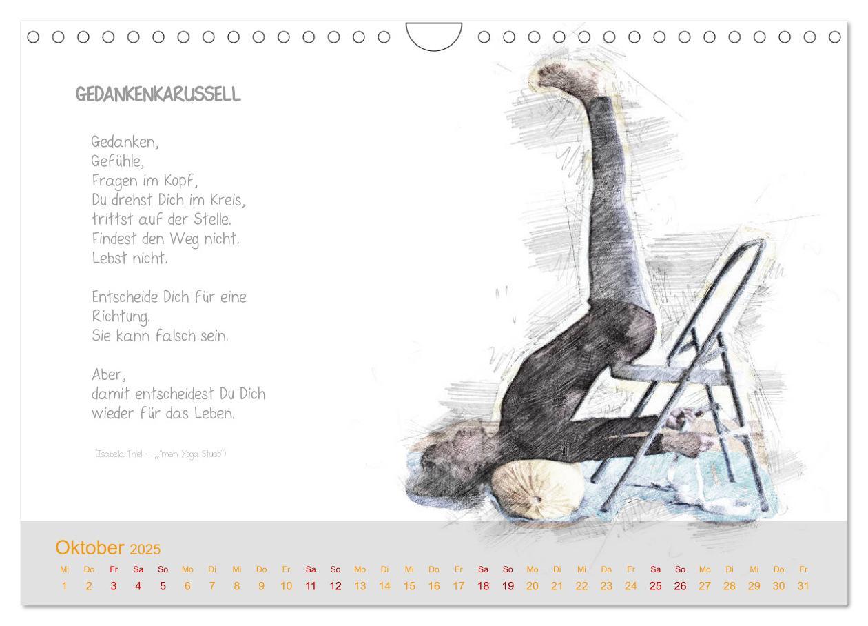 Bild: 9783435363605 | YOGA Inspirationen mit Texten zum Nachdenken (Wandkalender 2025 DIN...