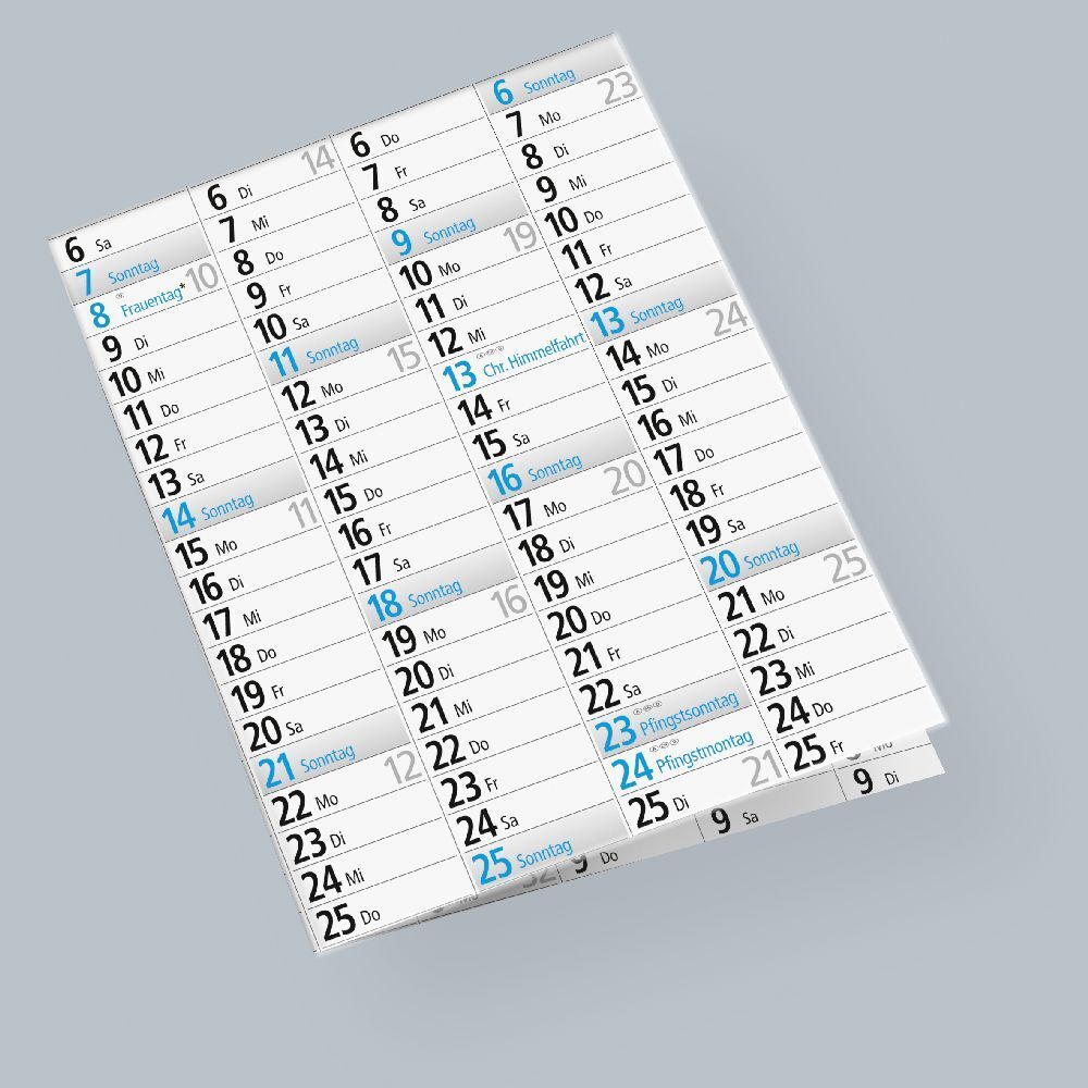 Bild: 4003273788077 | Plakatkalender (2025) | 1 Seite = 14 Monate, | Kalender | Deutsch