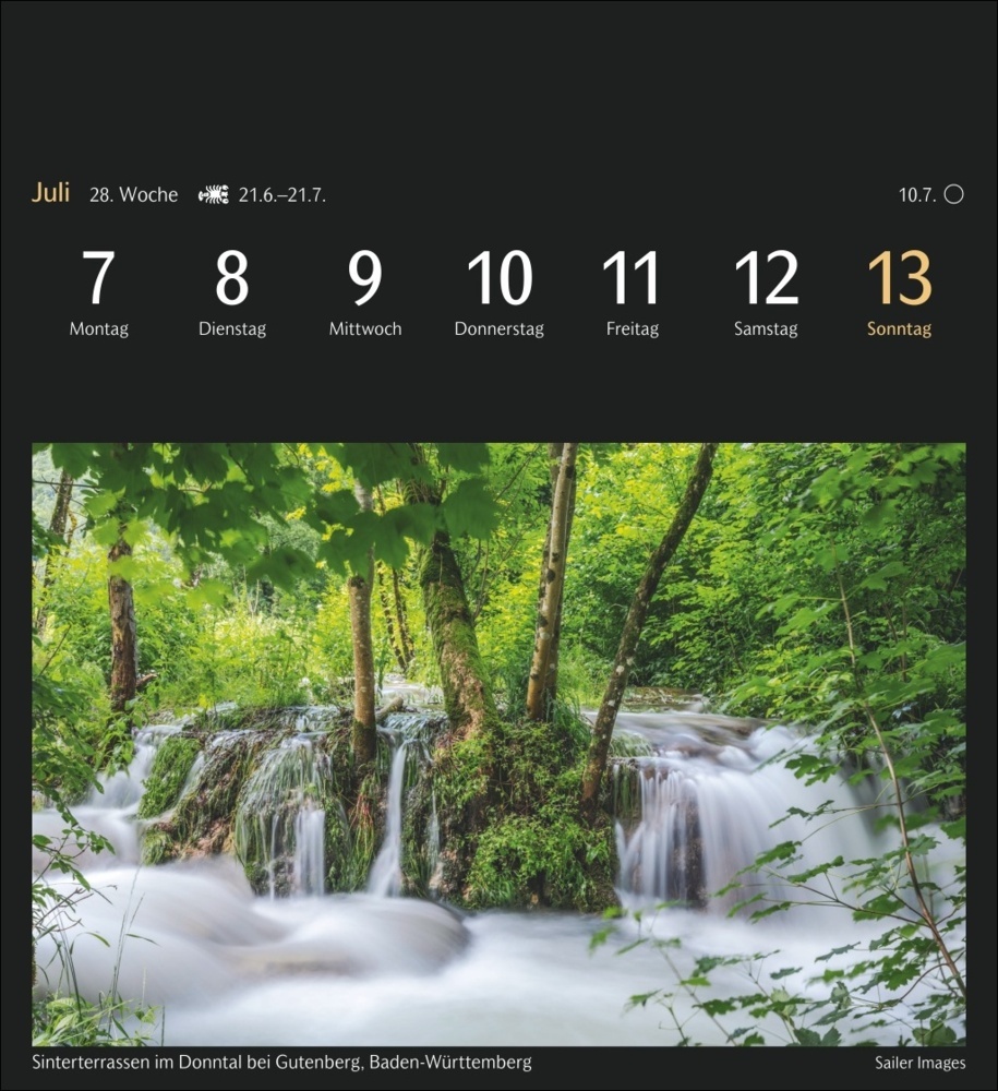 Bild: 9783840035289 | Deutschlands Natur Postkartenkalender 2025 - Kalender mit 53...