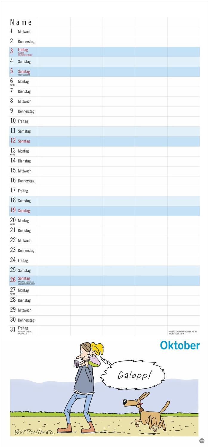 Bild: 9783756405855 | Peter Butschkow: Familienplaner 2025 | Peter Butschkow | Kalender