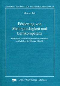 Cover: 9783823365310 | Förderung von Mehrsprachigkeit und Lernkompetenz | Marcus Bär | Buch