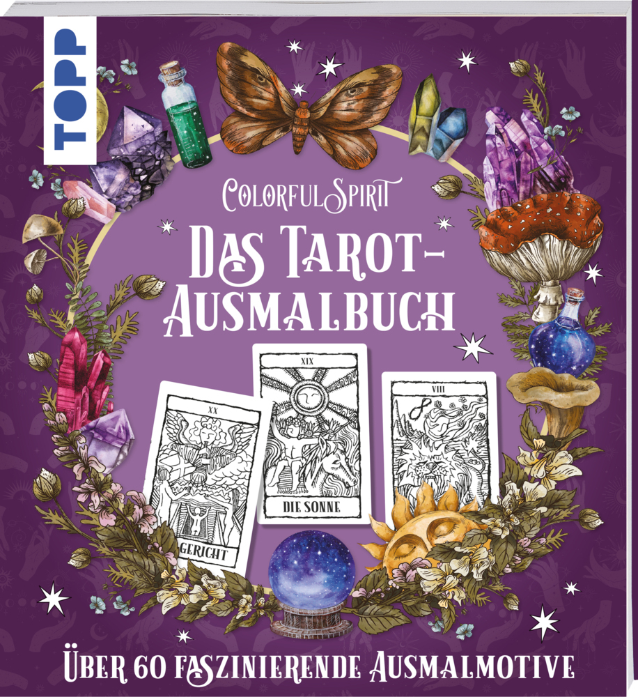 Cover: 9783735880307 | Colorful Spirit - Das Tarot-Ausmalbuch | frechverlag | Taschenbuch