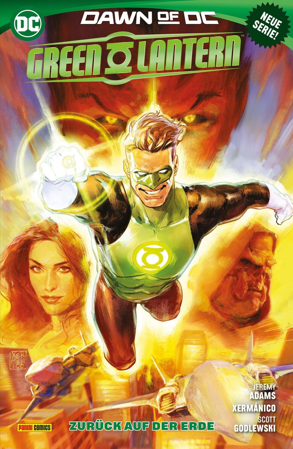 Cover: 9783741637650 | Green Lantern | Bd. 1 (3. Serie): Zurück auf der Erde | Adams (u. a.)