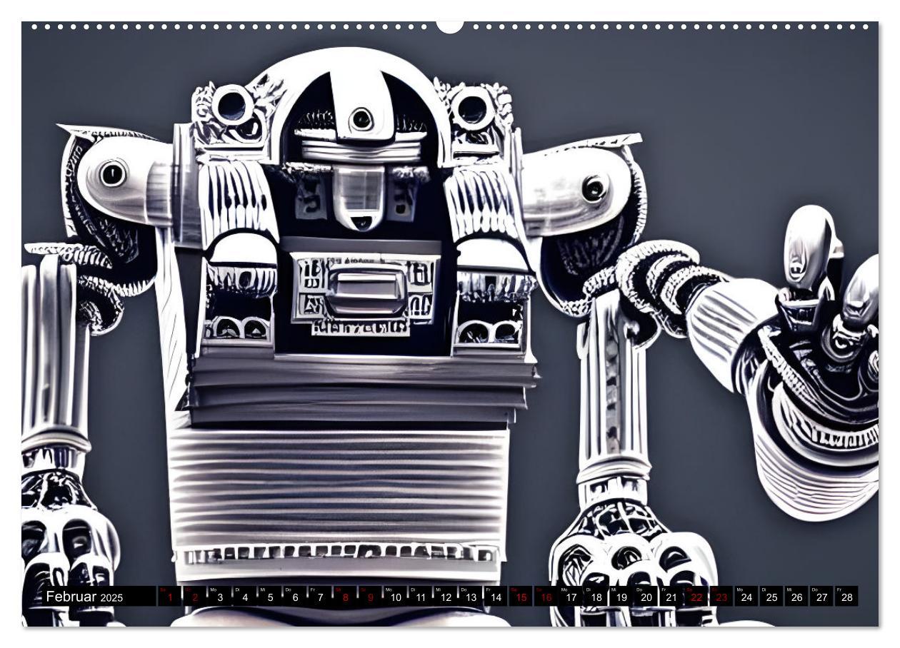 Bild: 9783383941832 | Roboter - Computerträume aus der KI (Wandkalender 2025 DIN A2...